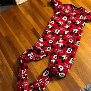 Mickey Mouse Footie Pj’s